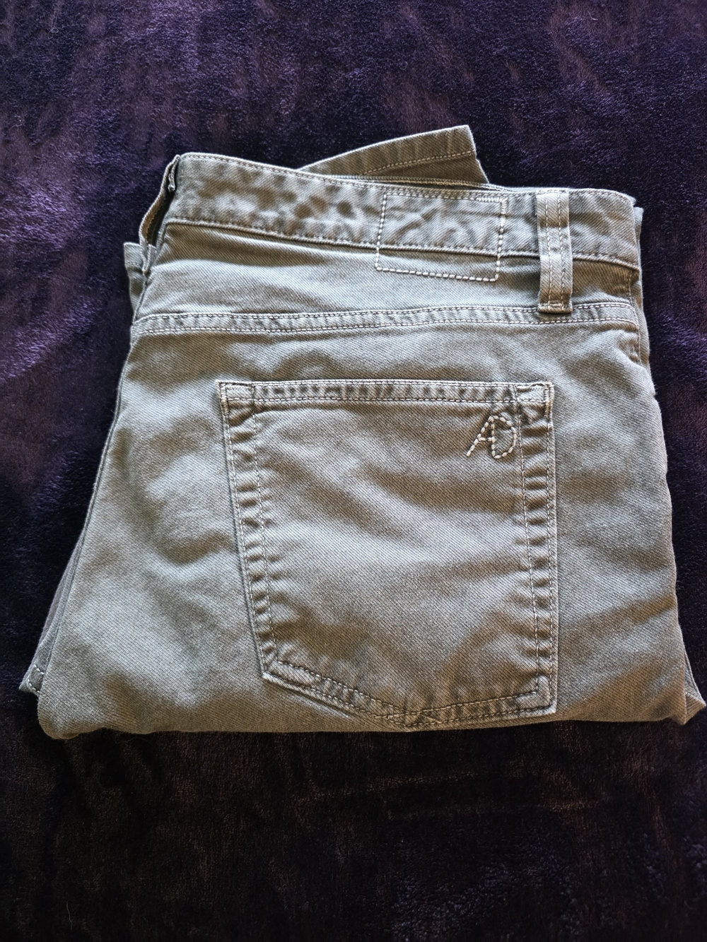 Agave Denim No. 11 Classic Jeans Men’s 35 Gray Olive Made in USA